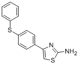 4-(4-PHENYLSULFANYL-PHENYL)-THIAZOL-2-YLAMINE CAS#: 333773-69-6