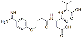 ((4-(4-amidinophenoxy)butanoyl)aspartyl)valine CAS#: 147865-49-4