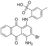 4-[(4-amino-3-bromo-9,10-dihydro-9,10-dioxo-1-anthryl)amino]toluene-3-sulphonic acid CAS#: 4988-32-3