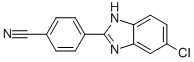 4-(5-CHLORO-1H-BENZIMIDAZOL-2-YL)BENZONITRILE CAS#: 146132-86-7