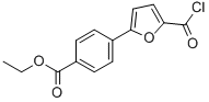 4-(5-CHLOROCARBONYL-FURAN-2-YL)-BENZOIC ACID ETHYL ESTER CAS#: 333435-04-4