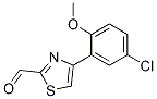 4-(5-Chloro-2-methoxy-phenyl)-thiazole-2-carbaldehyde CAS#: 383140-16-7