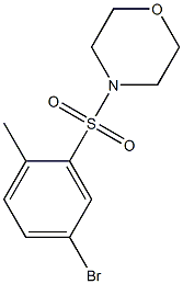 4-(5-broMo-2-Methylphenylsulfonyl)Morpholine CAS#: 330827-25-3