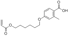 4-[6-(2-Acryloyloxy)hexyloxy]-2-methylbenzoicacid CAS#: 325976-65-6