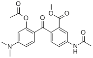 4'-ACETAMIDO-2-ACETOXY-4-DIMETHYLAMINO-2'-METHOXYCARBONYL-BENZOPHENONE CAS#: 351421-17-5