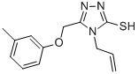4-ALLYL-5-[(3-METHYLPHENOXY)METHYL]-4H-1,2,4-TRIAZOLE-3-THIOL CAS#: 331272-48-1