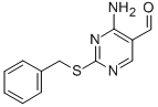 4-AMINO-2-BENZYLSULFANYL-PYRIMIDINE-5-CARBALDEHYDE CAS#: 335318-29-1
