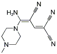 4-AMINO-4-(4-METHYLPIPERAZINO)-1,3-BUTADIENE-1,1,3-TRICARBONITRILE CAS#: 154124-60-4