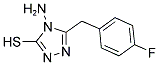 4-AMINO-5-(4-FLUOROBENZYL)-4H-1,2,4-TRIAZOLE-3-THIOL CAS#: 151297-84-6