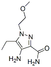 4-AMINO-5-ETHYL-1-(2-METHOXYETHYL)PYRAZOLE-3-CARBOXAMIDE CAS#: 334828-10-3