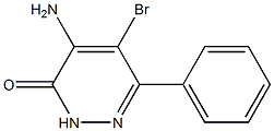 4-AMino-5-broMo-6-phenylpyridazin-3(2H)-one CAS#: 350578-55-1