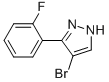 4-BROMO-3-(2-FLUOROPHENYL)-1H-PYRAZOLE CAS#: 149739-37-7