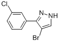 4-BROMO-3-(3-CHLOROPHENYL)-1H-PYRAZOLE CAS#: 149739-38-8