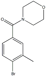 ((4-BROMO-3-METHYLPHENYL)CARBONYL)MORPHOLINE CAS#: 149105-06-6