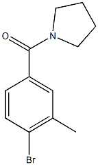 (4-BROMO-3-METHYLPHENYL)(PYRROLIDIN-1-YL)METHANONE CAS#: 149105-15-7