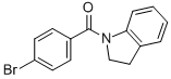 (4-BROMOPHENYL)-(2,3-DIHYDROINDOL-1-YL)-METHANONE CAS#: 331240-54-1