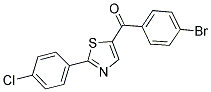 (4-BROMOPHENYL)[2-(4-CHLOROPHENYL)-1,3-THIAZOL-5-YL]METHANONE CAS#: 343376-21-6