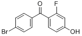 (4-BROMOPHENYL)(2-FLUORO-4-HYDROXYPHENYL) METHANONE CAS#: 161581-99-3