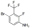 4-Bromo-2-fluoro-3-(trifluoromethyl)aniline, 4-Bromo-alpha,alpha,alpha,2-tetrafluoro-m-toluidine CAS#: 159329-03-0