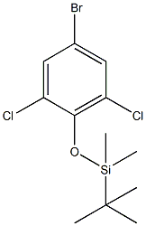 4-Bromo-O-(t-butyldimethylsilyl)-2,6-dichlorophenol CAS#: 343564-38-5