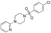 4-CHLORO-1-((4-(2-PYRIDYL)PIPERAZINYL)SULFONYL)BENZENE CAS#: 333440-99-6