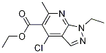 4-CHLORO-1-ETHYL-6-METHYL-1H-PYRAZOLO[3,4-B]PYRIDINE-5-CARBOXYLIC ACID ETHYL ESTER CAS#: 41095-07-2