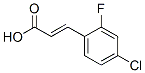 4-CHLORO-2-FLUOROCINNAMIC ACID CAS#: 312693-55-3