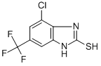 4-CHLORO-2-MERCAPTO-6-(TRIFLUOROMETHYL)BENZIMIDAZOLE CAS#: 175135-18-9