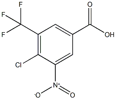 4-CHLORO-3-NITRO-5-(TRIFLUOROMETHYL)BENZOIC ACID CAS#: 350488-79-8