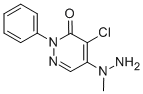 4-CHLORO-5-(1-METHYLHYDRAZINO)-2-PHENYL-2,3-DIHYDROPYRIDAZIN-3-ONE CAS#: 41932-99-4