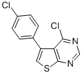 4-CHLORO-5-(4-CHLOROPHENYL)THIENO[2,3-D]PYRIMIDINE CAS#: 331761-46-7