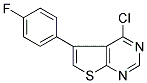 4-CHLORO-5-(4-FLUOROPHENYL)THIENO[2,3-D]PYRIMIDINE CAS#: 384351-45-5