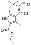 4-CHLORO-5-FORMYL-3,6,6-TRIMETHYL-6,7-DIHYDRO-1H-INDOLE-2-CARBOXYLIC ACID ETHYL ESTER CAS#: 333780-20-4