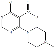 4-CHLORO-6-(4-METHYL-1-PIPERAZINYL)-5-NITROPYRIMIDINE CAS#: 154418-73-2