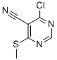4-CHLORO-6-(METHYLTHIO)PYRIMIDINE-5-CARBONITRILE CAS#: 150807-96-8