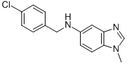 (4-CHLORO-BENZYL)-(1-METHYL-1H-BENZOIMIDAZOL-5-YL)-AMINE CAS#: 337925-64-1