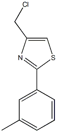 4-(CHLOROMETHYL)-2-(3-METHYLPHENYL)-1,3-THIAZOLE CAS#: 41963-17-1