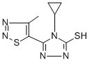 4-CYCLOPROPYL-5-(4-METHYL-1,2,3-THIADIAZOL-5-YL)-4H-1,2,4-TRIAZOLE-3-THIOL CAS#: 352018-98-5