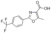 4-Carboxy-5-methyl-2-[4-(trifluoromethyl)phenyl]-1,3-oxazole CAS#: 355020-55-2