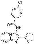 4-Chloro-N-[2-(2-thienyl)imidazo[1,2-a]pyridin-3-yl]benzamide CAS#: 374084-31-8
