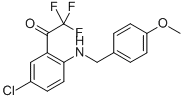 4-Chloro-N-(4-methoxybenzyl)-2-(trifluoroacetyl)aniline CAS#: 173676-54-5