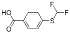 4-[(DIFLUOROMETHYL)THIO]BENZOIC ACID CAS#: 4837-26-7