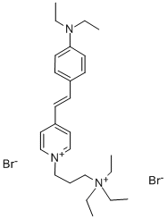 4-((E)-2-[4-(DIETHYLAMINO)PHENYL]ETHENYL)-1-[3-(TRIETHYLAMMONIO)PROPYL]PYRIDINIUM DIBROMIDE CAS#: 336185-20-7
