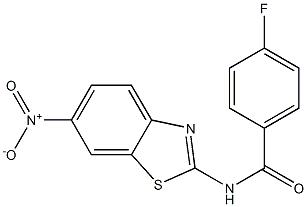4-Fluoro-N-(6-nitrobenzo[d]thiazol-2-yl)benzaMide CAS#: 313275-82-0