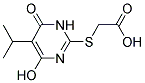 (4-HYDROXY-5-ISOPROPYL-6-OXO-1,6-DIHYDRO-PYRIMIDIN-2-YLSULFANYL)-ACETIC ACID CAS#: 337499-85-1