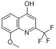 4-HYDROXY-8-METHOXY-2-(TRIFLUOROMETHYL)QUINOLINE CAS#: 41192-84-1