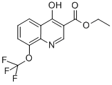 4-Hydroxy-8-trifluoromethoxyquinoline-3-carboxylic acid ethyl ester CAS#: 40516-39-0