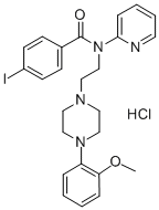 4-IODO-N-[2-[4-(METHOXYPHENYL)-1-PIPERAZINYL]ETHYL]-N-2-PYRIDINYL-BENZAMIDE HYDROCHLORIDE CAS#: 155204-23-2