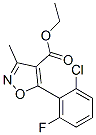 4-Isoxazolecarboxylicacid,5-(2-chloro-6-fluorophenyl)-3-methyl-,ethylester(9CI) CAS#: 334971-28-7