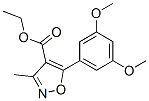 4-Isoxazolecarboxylicacid,5-(3,5-dimethoxyphenyl)-3-methyl-,ethylester(9CI) CAS#: 161838-23-9